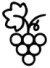 symbole vigne grappe raisin